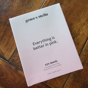 Grace & Stella Pink Collagen Eye Masks